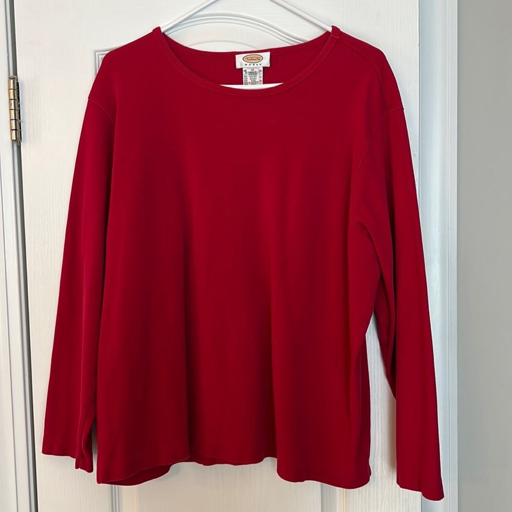 Long sleeve ribbed Tee